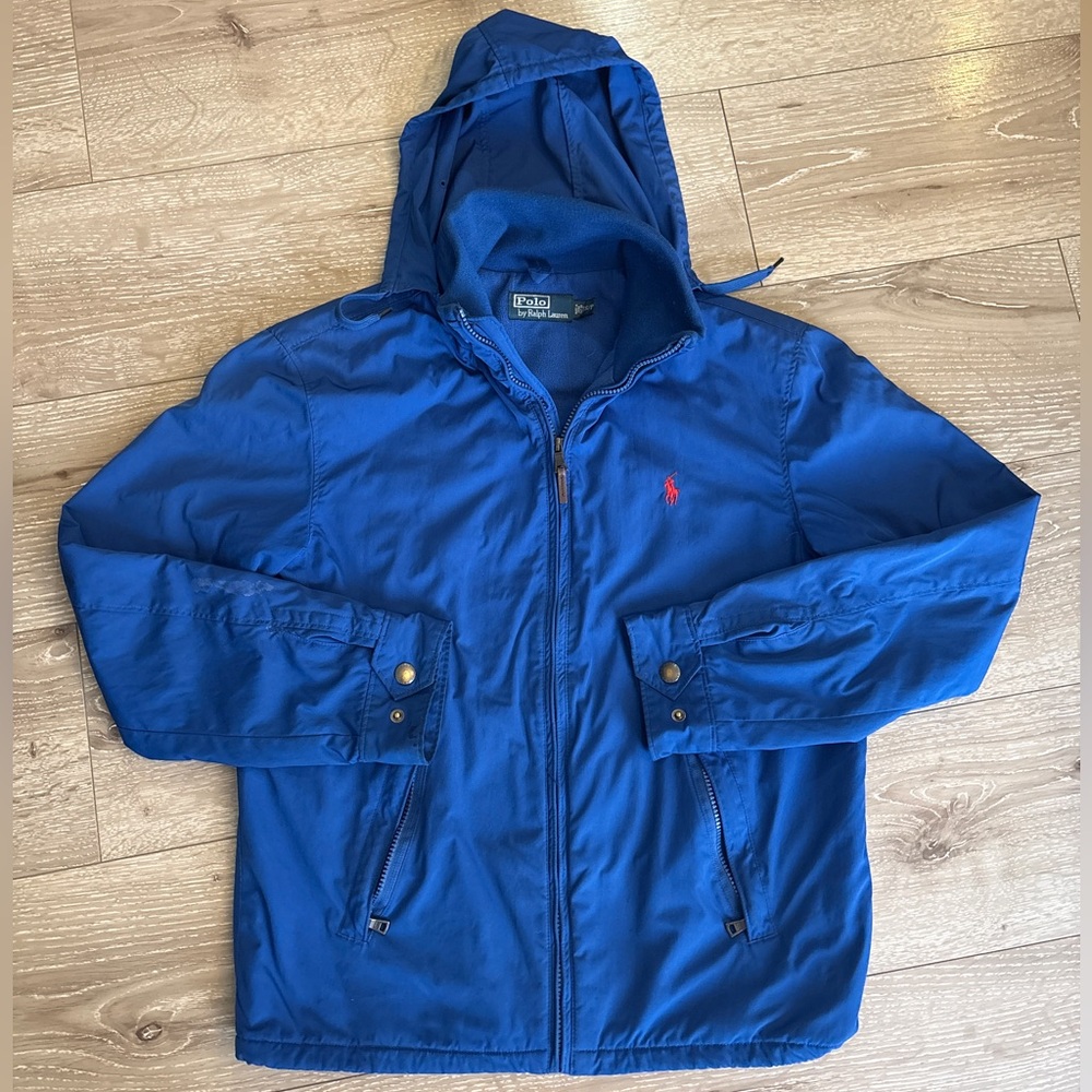 Vintage Polo Ralph Lauren Royal Blue Zip-Up Jacket